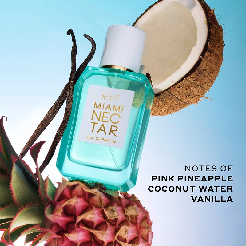 MIAMI NECTAR Eau de Parfum with Coconut and Pineapple Travel Spray