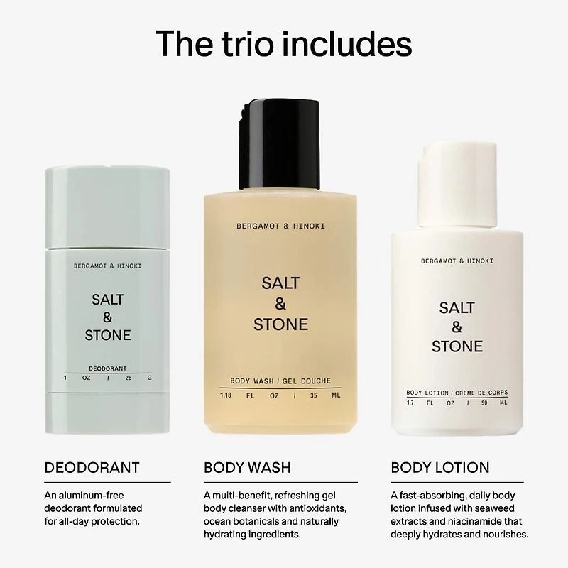 Bergamot & Hinoki Mini Trio Discovery Set