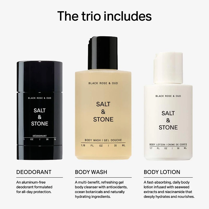 Black Rose & Oud Mini Trio Discovery Set