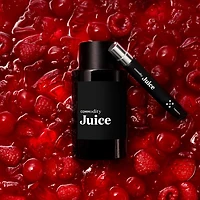 Eau de parfum Juice Expressive avec pulpe de framboise et rhubarbe en vaporisateur de voyage