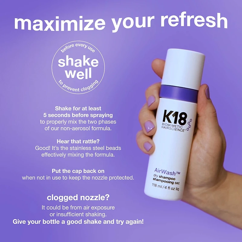 AirWash™ Dry Shampoo