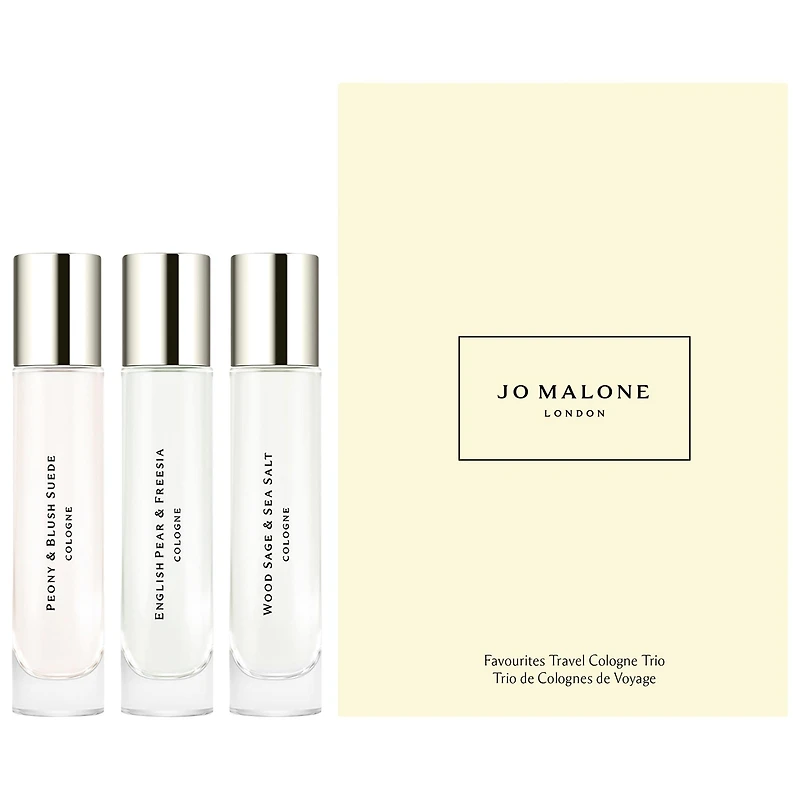 Trio d’eaux de Cologne en vaporisateur de voyage