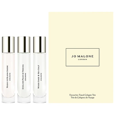 Trio d’eaux de Cologne en vaporisateur de voyage
