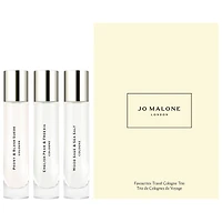 Trio d’eaux de Cologne en vaporisateur de voyage