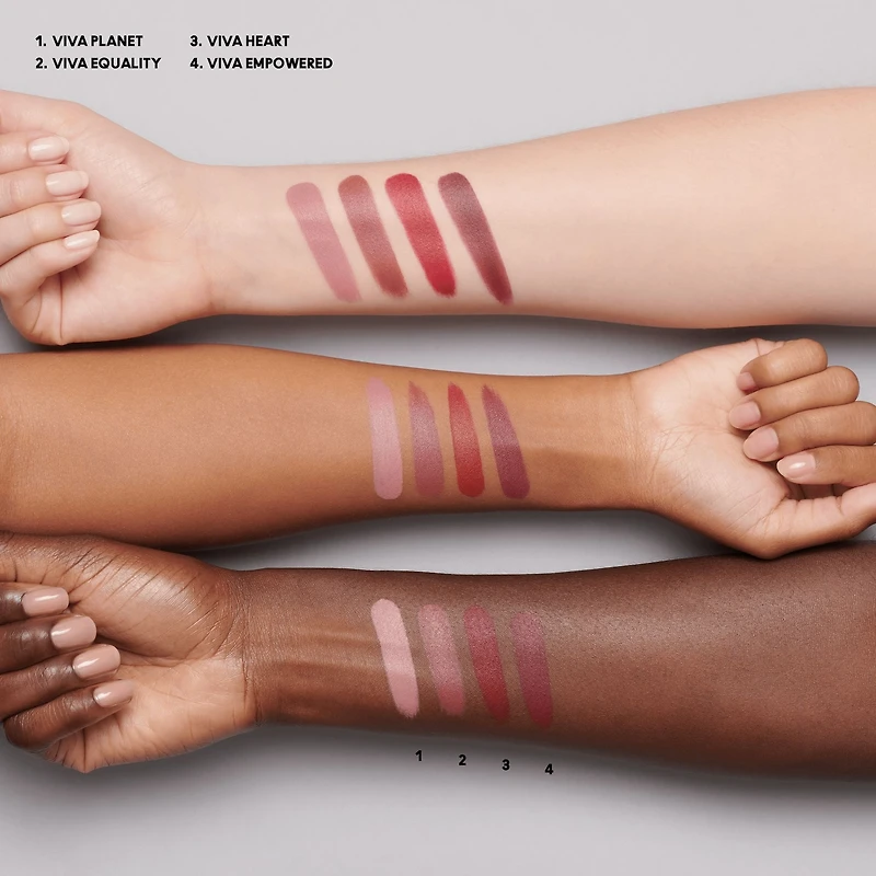 Rouge à lèvres soyeux mat Viva Glam M A CXIMAL