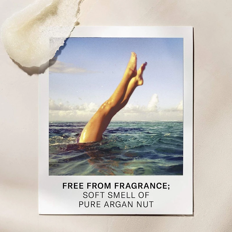Always Nude (Unscented) - Argan Oil + Sugar Balm Refillable Exfoliating Body Scrub Jar