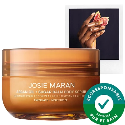 Bohemian Fig - Argan Oil + Sugar Balm Refillable Exfoliating Body Scrub Jar