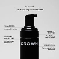 The Texturizing Air Dry Hair Mousse