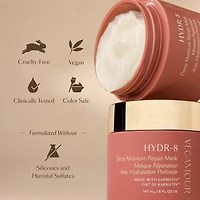 Masque réparateur hydratant en profondeur HYDR-8 pour cheveux secs et endommagés