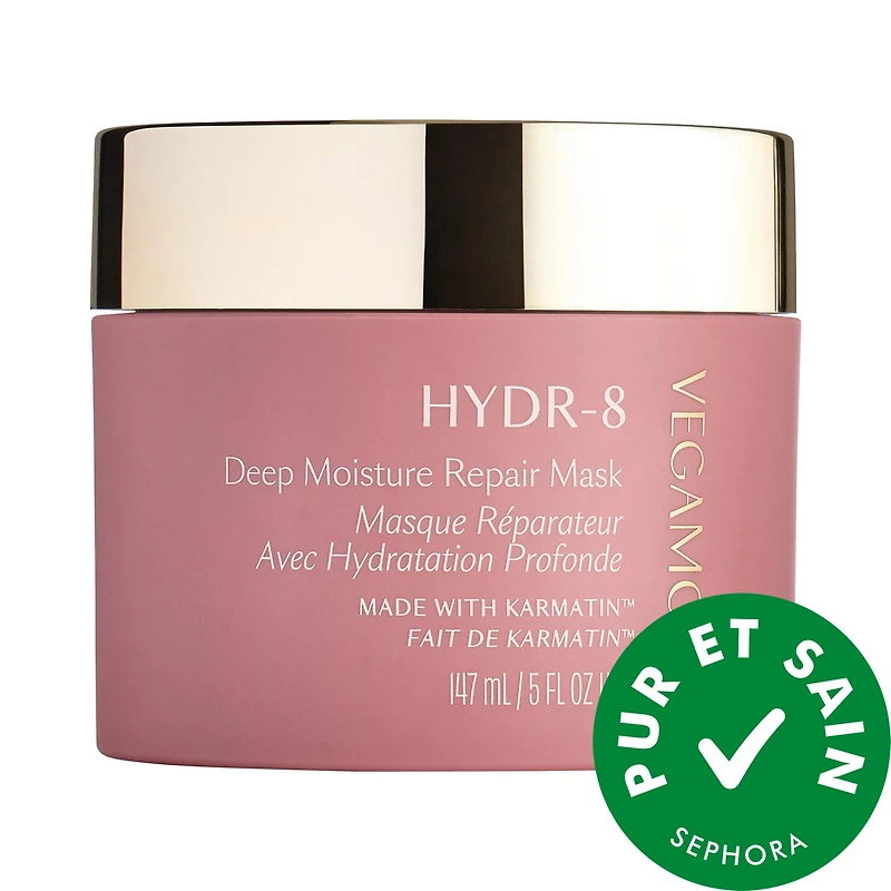 Masque réparateur hydratant en profondeur HYDR-8 pour cheveux secs et endommagés