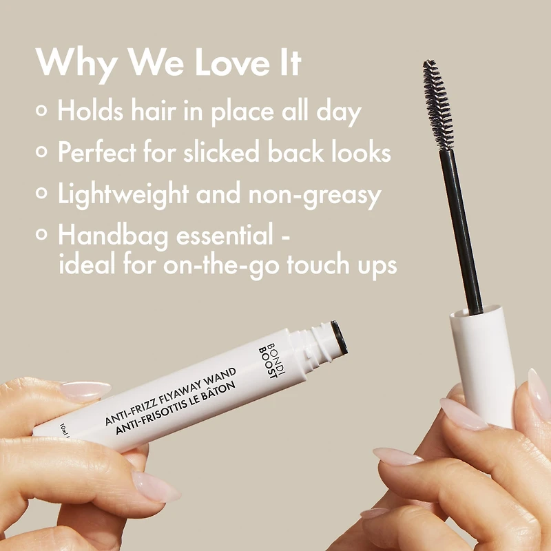 Anti-Frizz Fly Away Wand Hair Serum with Aloe Vera and Caffeine