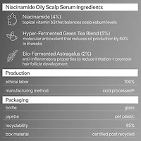 4% Niacinamide Scalp Serum For Oily Scalp + Hair