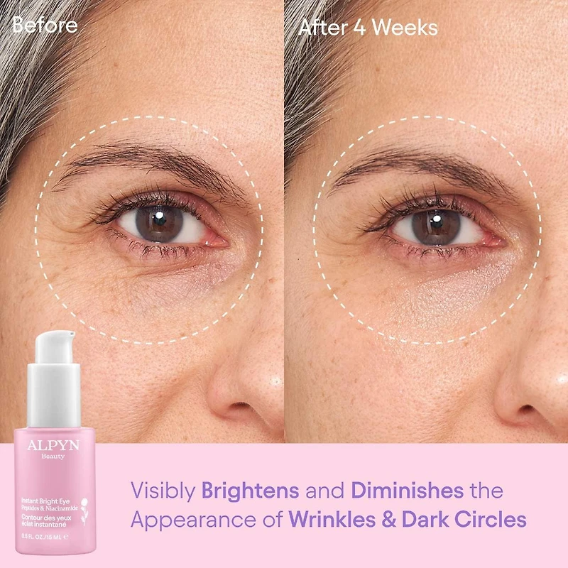 Instant Bright Eye Dark Circle Firming Cream with Niacinamide & Peptides