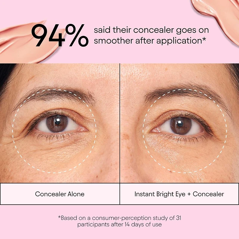 Instant Bright Eye Dark Circle Firming Cream with Niacinamide & Peptides