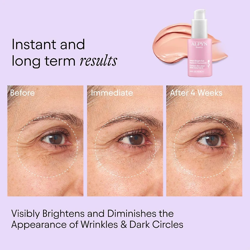 Instant Bright Eye Dark Circle Firming Cream with Niacinamide & Peptides