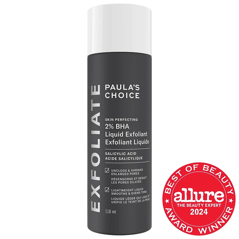 Paula's Choice Lotion tonique exfoliante Skin Perfecting 2 % BHA pour une peau nette oz / ml