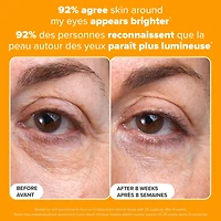 Crème C5 Super Boost avec vitamine C illuminante et raffermissante pour le contour des yeux