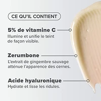 Crème C5 Super Boost avec vitamine C illuminante et raffermissante pour le contour des yeux