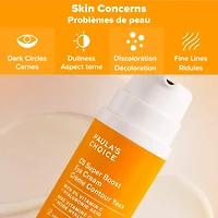 Crème C5 Super Boost avec vitamine C illuminante et raffermissante pour le contour des yeux