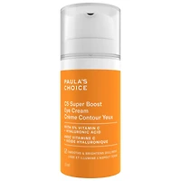 Crème C5 Super Boost avec vitamine C illuminante et raffermissante pour le contour des yeux
