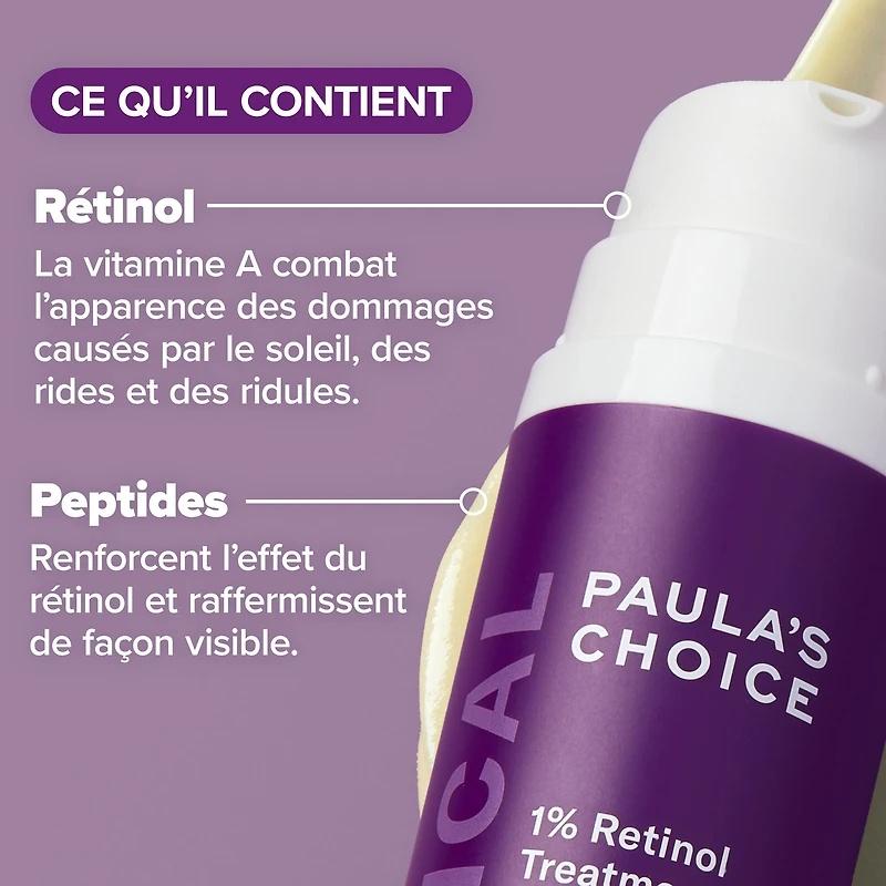 Soin clinique antiâge au rétinol à 1 %