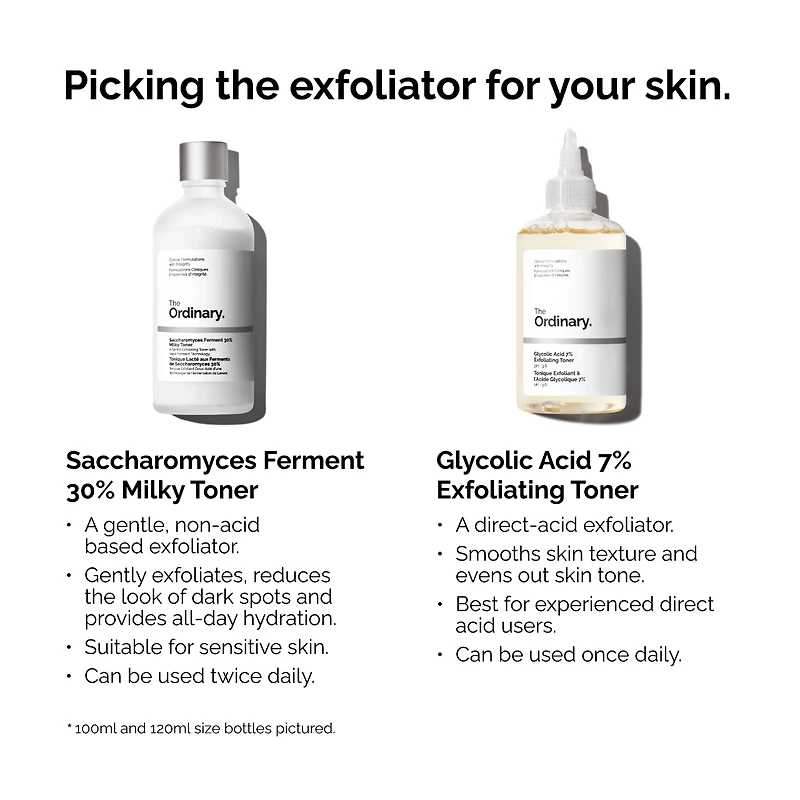 Saccharomyces Ferment 30% Milky Toner for Gentle Exfoliation and Hydration