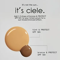bronze & PROTECT SPF 50+ bronzing concentrate