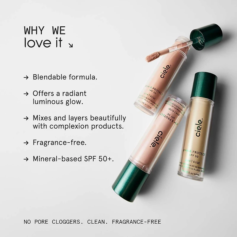 glow & PROTECT SPF 50+ liquid highlighter