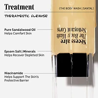 The Body Wash Santal - Therapeutic Treatment Cleanse With Epsom Salt + Minerals