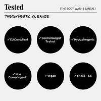 The Body Wash Santal - Therapeutic Treatment Cleanse With Epsom Salt + Minerals