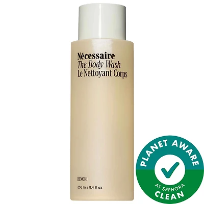 Nécessaire The Body Wash Hinoki - Treatment Softening Cleanse with AHA/BHA/PHA + Resveratrol 8.4 oz