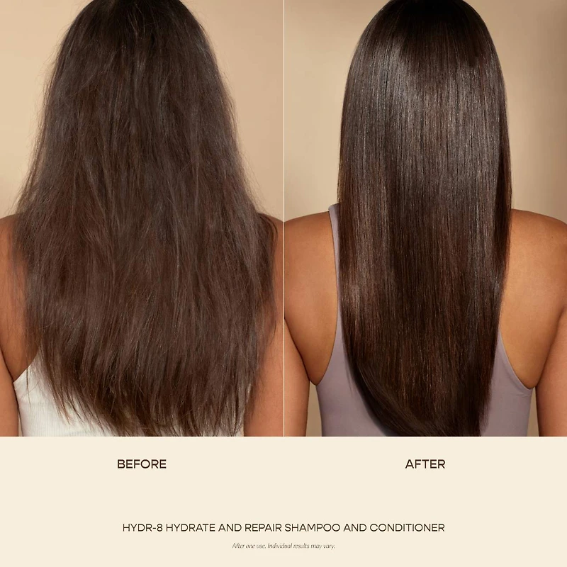 Revitalisant réparateur et hydratant HYDR-8 pour cheveux secs et endommagés