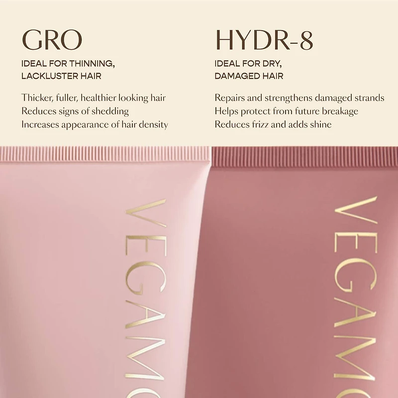 Revitalisant réparateur et hydratant HYDR-8 pour cheveux secs et endommagés
