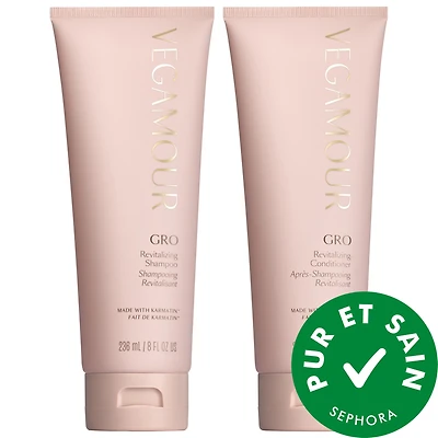 Ensemble de shampoing et revitalisant GRO pour cheveux clairsemés