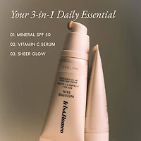 Weekend Skin SPF 50 Instant Glow Tinted Mineral Sunscreen with Vitamin C + Niacinamide