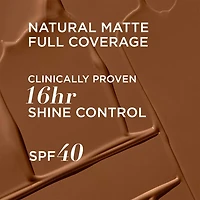 Fond de teint mat naturel crème CC+ avec FPS 40
