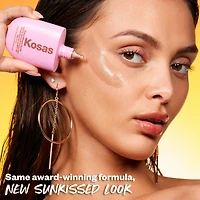 Écran solaire minéral sans silicone DreamBeam FPS 40 avec céramides et peptides