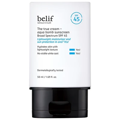 The True Cream Aqua Bomb SPF 45 Korean Moisturizer Face Sunscreen