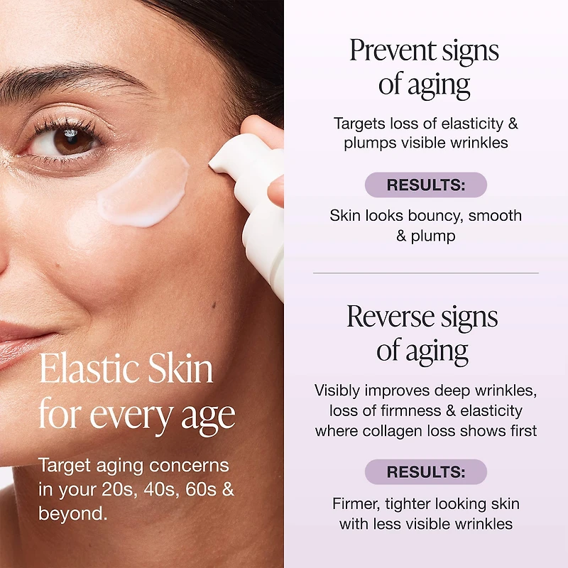 Elastic Skin Firming & Plumping Vegan Growth Factor Serum with Copper Peptides