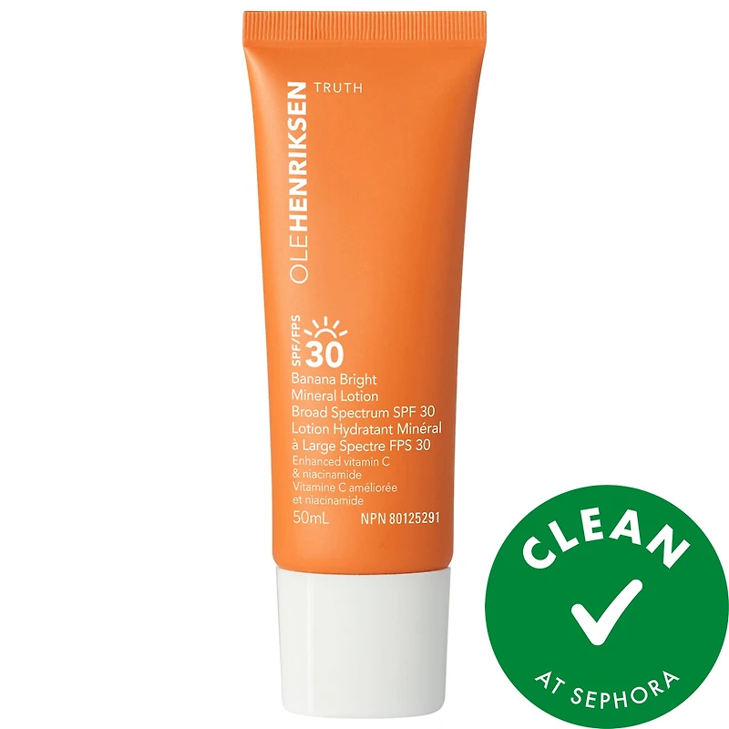 OLEHENRIKSEN Banana Bright Mineral Lotion Sunscreen SPF 30 1.7 oz / 50 ml