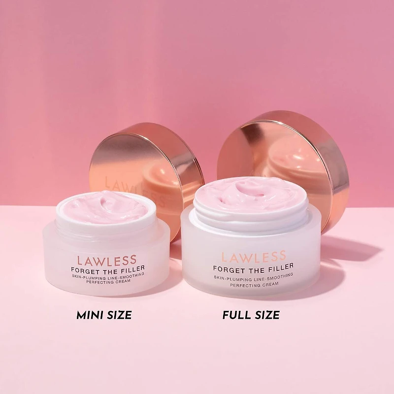 Hydratant et base de maquillage repulpante lissante pour la peau Forget the Filler