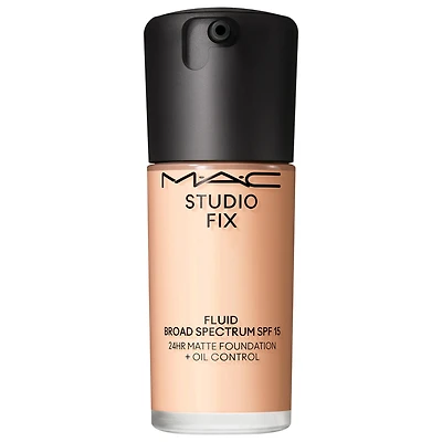 MAC Cosmetics Studio Fix Fluid SPF 15 24HR Buildable Soft-Matte Foundation + Oil Control 1 oz/30 mL