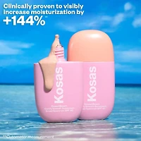 Écran solaire minéral sans silicone DreamBeam FPS 40 avec céramides et peptides