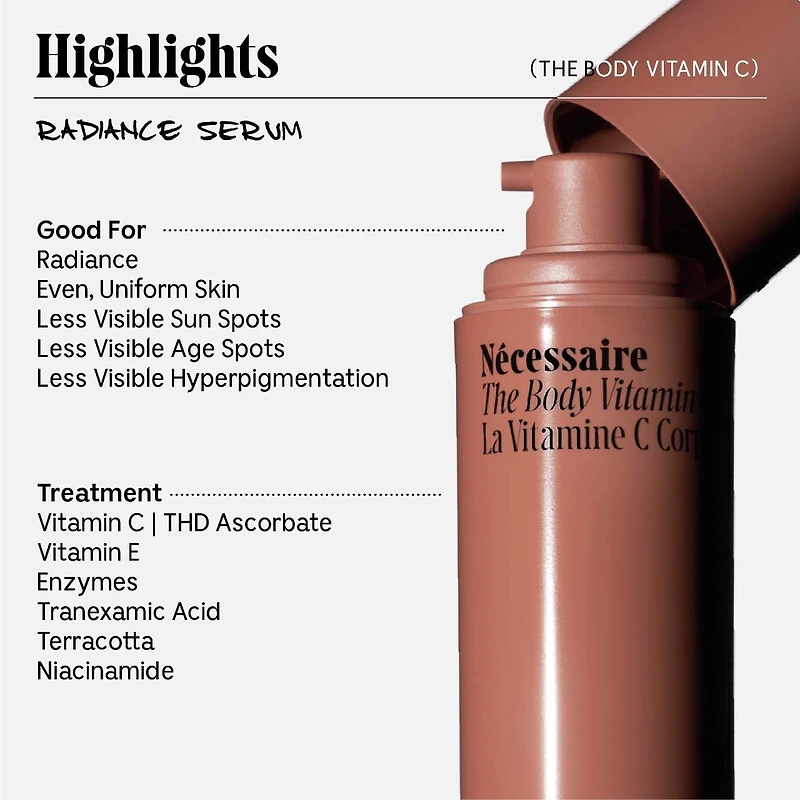 The Body Vitamin C - Radiance Serum With THD Ascorbate