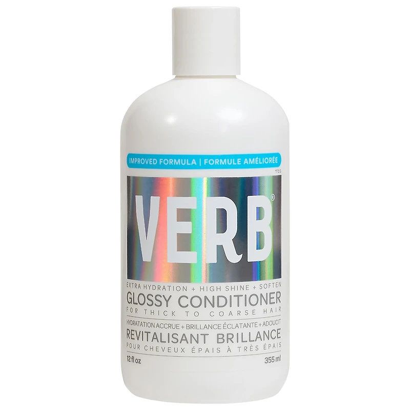 Verb Moisturizing Glossy Conditioner for Dry, Dull Hair 12 oz