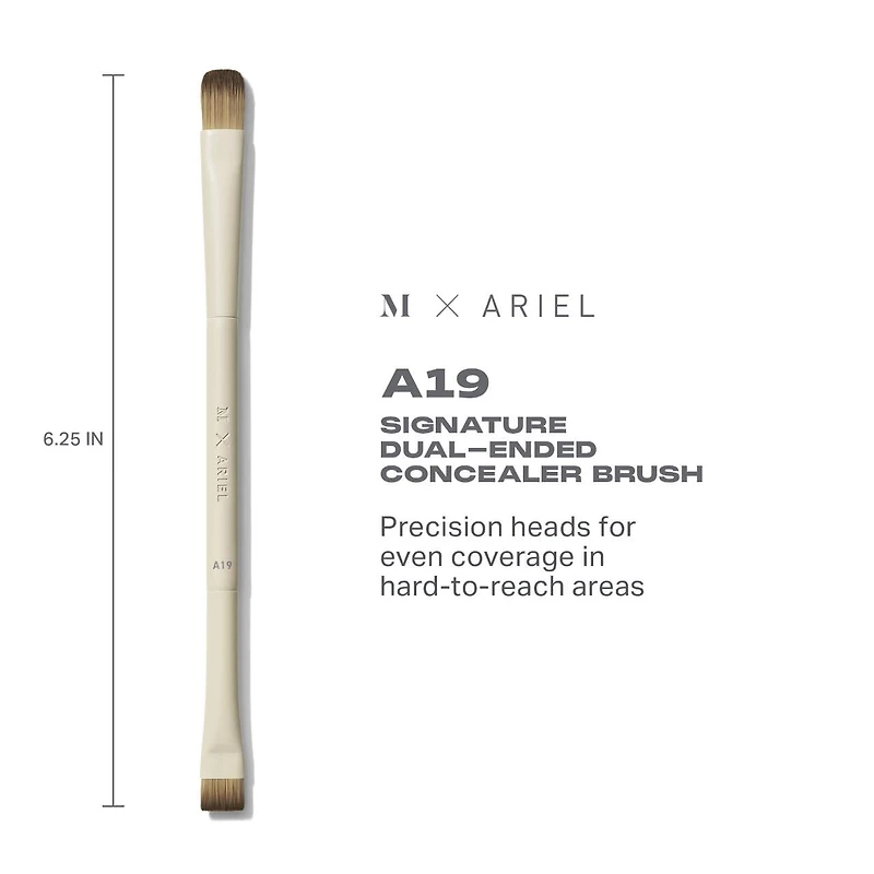 Pinceau anticernes Signature à deux extrémités Morphe X Ariel A19