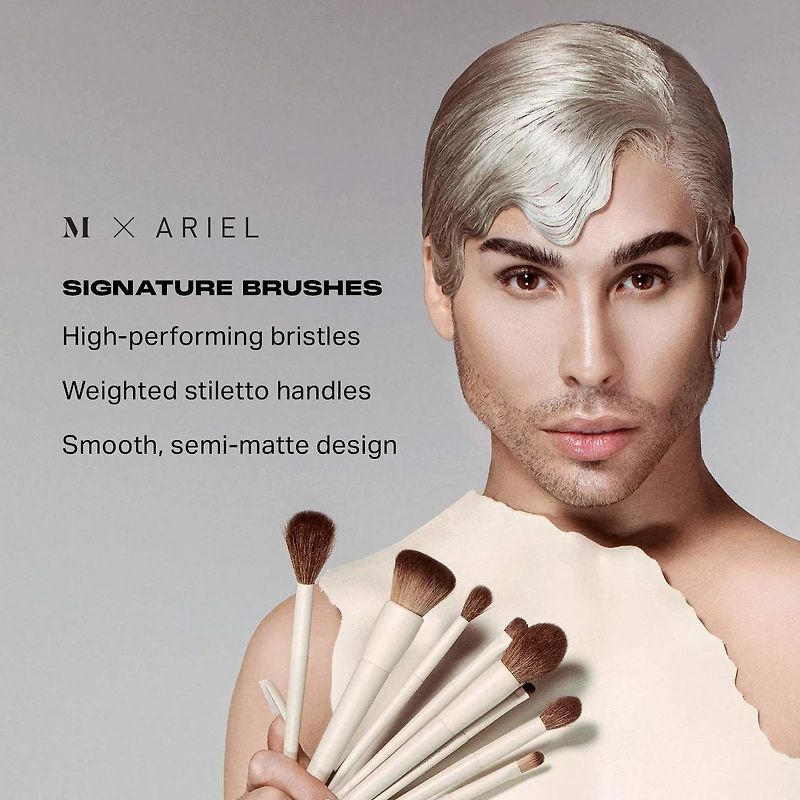 Pinceau anticernes Signature à deux extrémités Morphe X Ariel A19