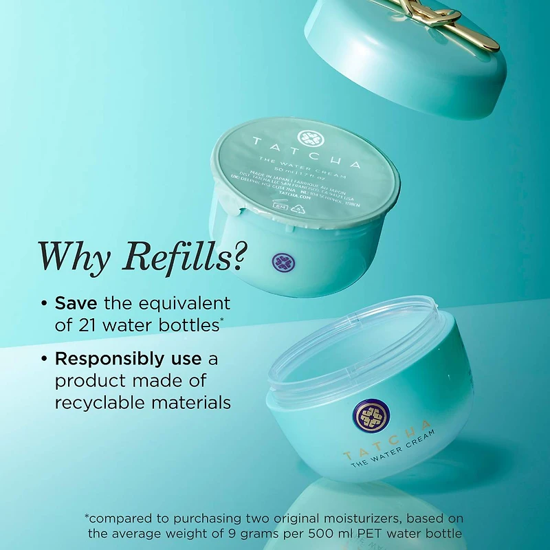 Crème sans huile rechargeable réduisant l’apparence des pores The Water Cream