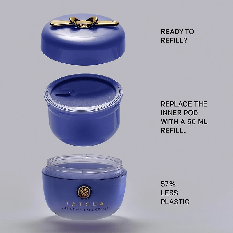 The Dewy Skin Cream Hydrating & Firming Refillable Moisturizer