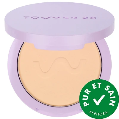 Tower 28 Beauty Poudre fixatrice pressée sans talc GetSet Blur 0.35 oz / 10 g